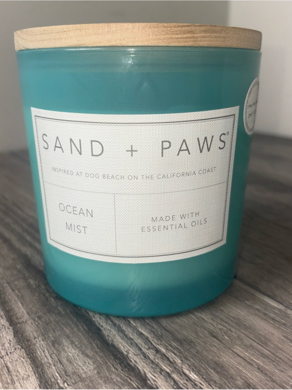 Ocean Mist Candle - Teal